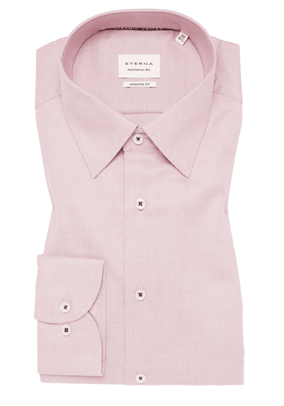 Produktbild f&uuml;r 'ETERNA Modern Fit Dynamic Cotton Hemd Langarm Struktur rosa'