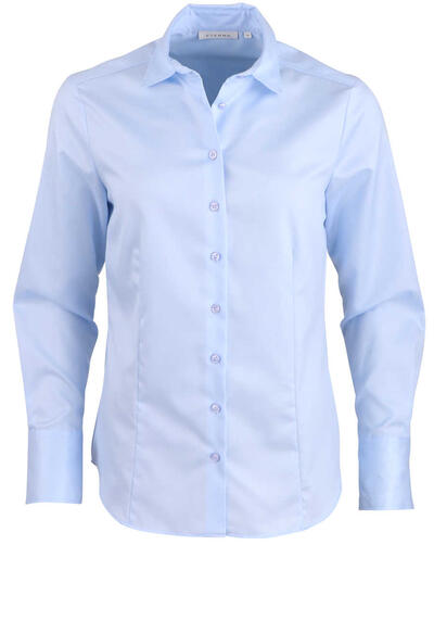 ETERNA Regular Bluse Langarm Hemdkragen Blickdicht aqua preisreduziert