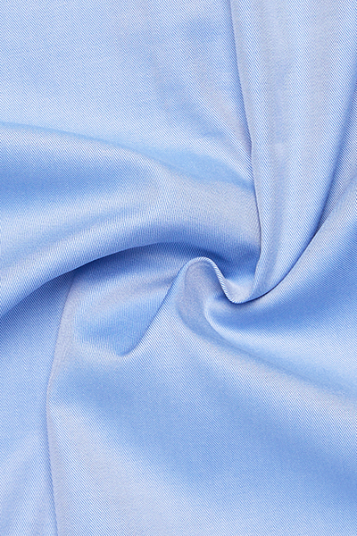 ETERNA Modern Fit Cover Hemd Langarm New Kent Kragen Blickdicht blau