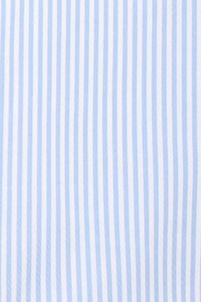 ETERNA Slim Fit Hemd extra langer Arm New Kent Kragen Patch Streifen hellblau