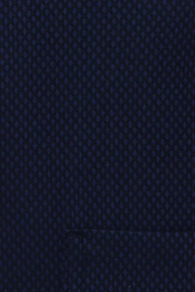 ETERNA Comfort Fit Hemd super langer Arm New Kent Kragen Muster dunkelblau