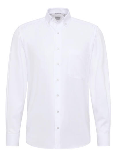 Produktbild fr 'ETERNA Comfort Fit Cover Hemd Langarm Button Down Kragen Blickdicht wei'