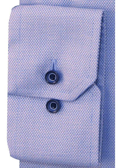 ETERNA Comfort Fit Hemd super langer Arm Haifischkagen hellblau