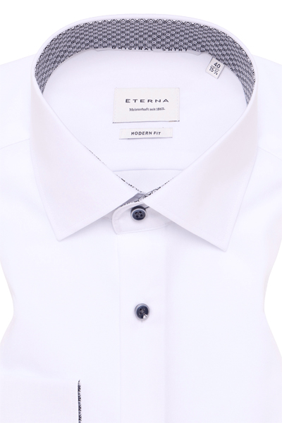 Produktbild fr 'ETERNA Modern Fit Hemd Langarm New Kent Kragen wei'
