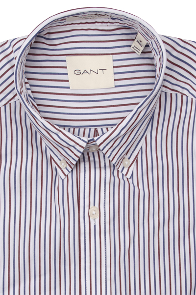 Produktbild f�r 'GANT Regular Hemd Langarm Button Down Kragen Streifen hellblau'