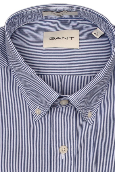 Produktbild fr 'GANT Regular Hemd Langarm Button Down Kragen Streifen blau'