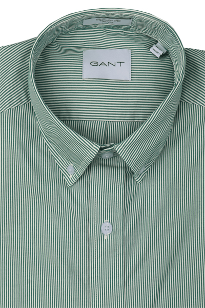 Produktbild f�r 'GANT Regular Hemd Langarm Button Down Kragen Streifen gr�n'