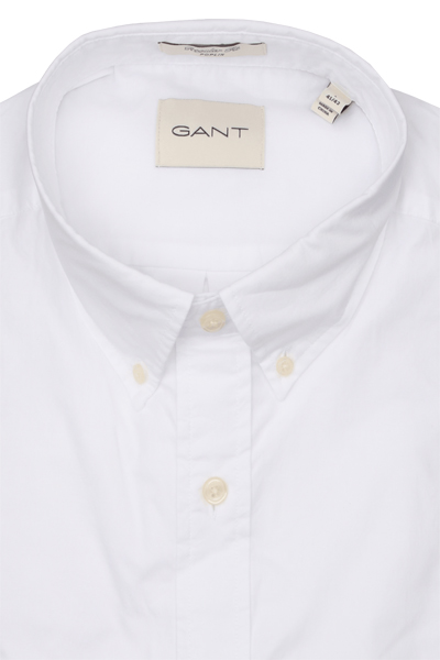 Produktbild fr 'GANT Regular Hemd Langarm Button Down Kragen Popeline wei'