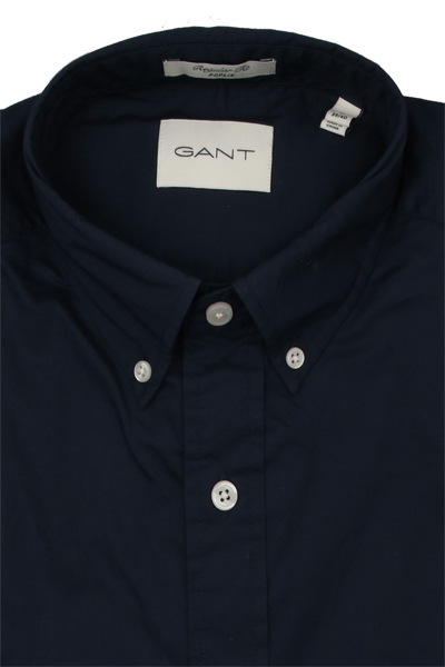 Produktbild fr 'GANT Regular Hemd Langarm Button Down Kragen Popeline nachtblau'