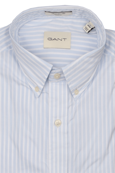 Produktbild fr 'GANT Regular Hemd Langarm Button Down Kragen Streifen hellblau'