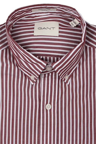 Produktbild f�r 'GANT Regular Hemd Langarm Button Down Kragen Streifen rot'