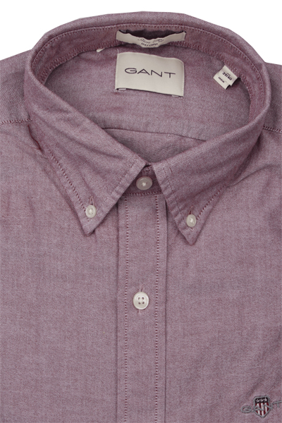 Produktbild f�r 'GANT Slim Hemd Langarm Button Down Kragen Oxford weinrot'