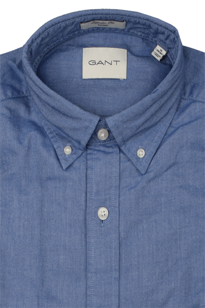 Produktbild fr 'GANT Regular Hemd Langarm Button Down Kragen Oxford mittelblau'