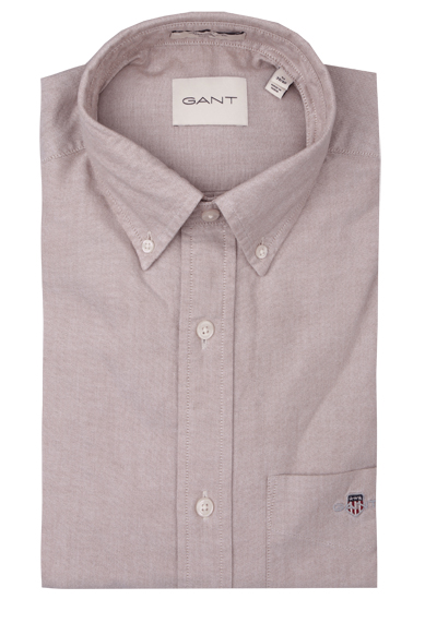 GANT Regular Hemd Langarm Button Down Kragen Oxford haut preisreduziert