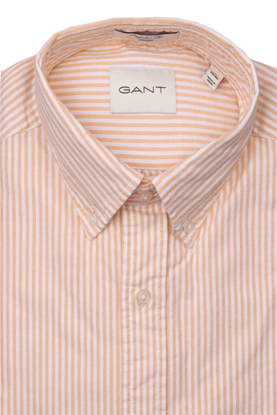 Produktbild f�r 'GANT Regular Hemd Langarm Button Down Kragen Oxford Streifen gelb'