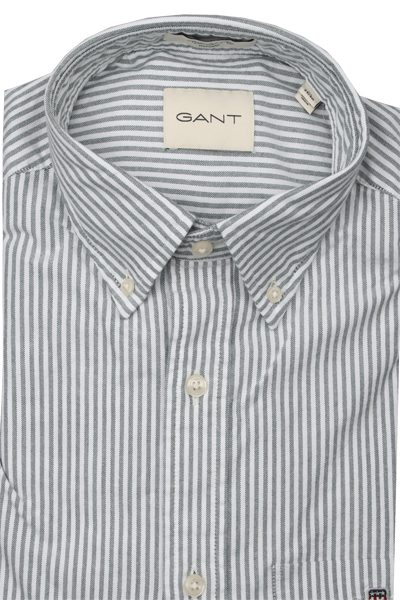 Produktbild f�r 'GANT Regular Hemd Langarm Button Down Kragen Oxford Streifen gr�n'