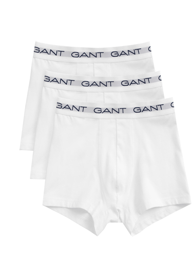 Produktbild für 'GANT Boxershorts Gummibund mit Logoschriftzug 3er Pack wei'
