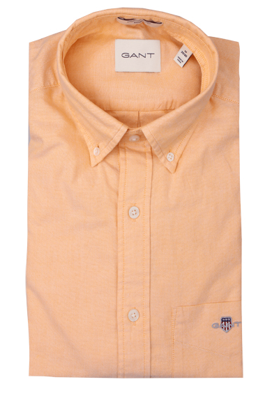 Produktbild f&uuml;r 'GANT Regular Hemd Langarm Button Down Kragen Oxford gelb'