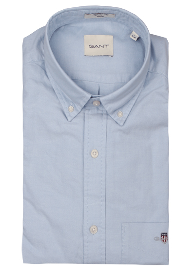 Produktbild für 'GANT Regular Hemd Langarm Button Down Kragen Oxford hellblau'