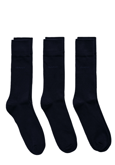 Produktbild für 'GANT Socken 3er Pack Baumwollmix schwarz'