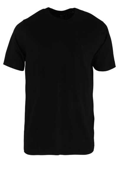 HAJO T-Shirt Kurzarm Rundhals schwarz