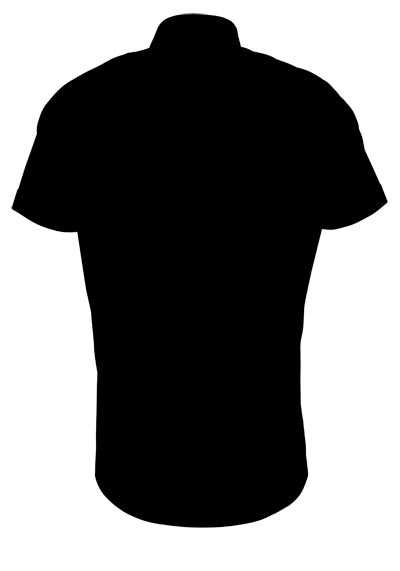 HATICO Modern Fit Hemd Halbarm mit Brusttasche schwarz