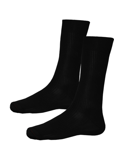 Produktbild f&uuml;r 'HIRSCH 1928 Socken Seide schwarz'