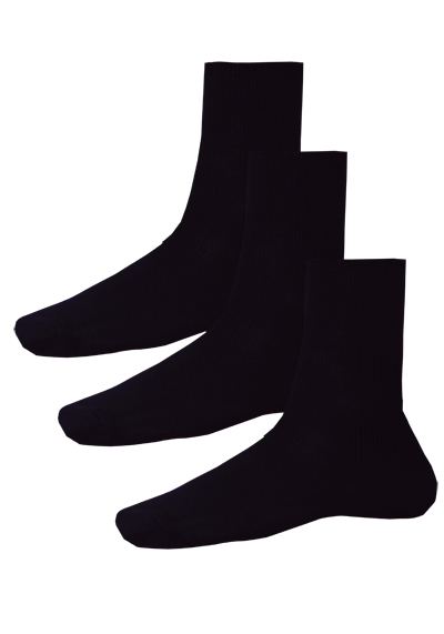 Produktbild f&uuml;r 'HIRSCH NATUR Socken 3er Pack Baumwolle Jersey dunkelbraun'