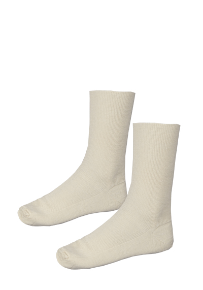 Produktbild f&uuml;r 'HIRSCH NATUR Venensocken ohne Gummirand beige'