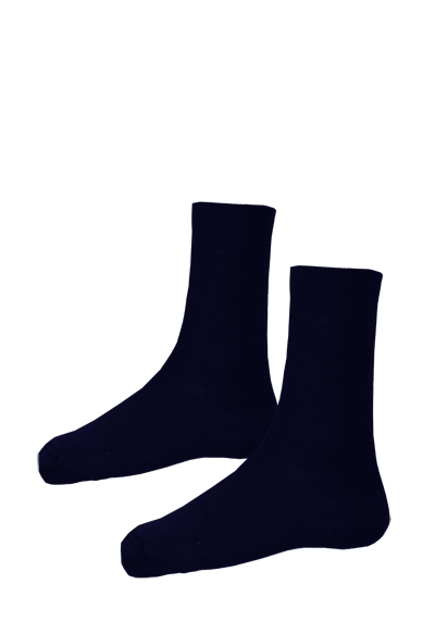 Produktbild f&uuml;r 'HIRSCH NATUR Venensocken ohne Gummirand nachtblau'