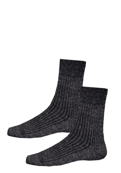 Produktbild f&uuml;r 'HIRSCH SPORTS Socken lang MARTIN Strick schwarz'