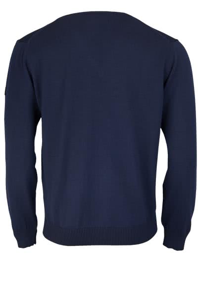 HAJO Pullover V-Ausschnitt Smart Relaxx Langarm nachtblau