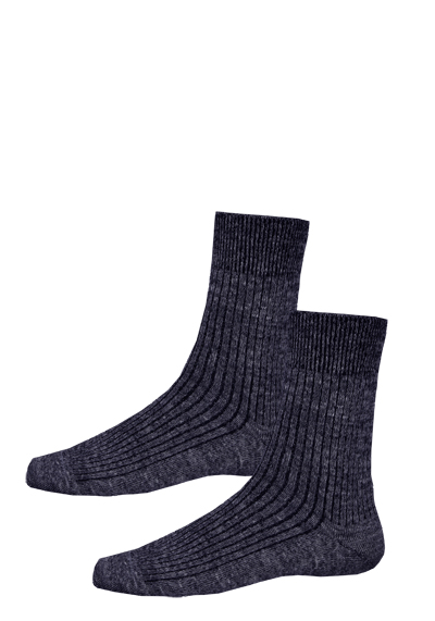 HIRSCH SPORTS Socken lang MARTIN Strick dunkelblau