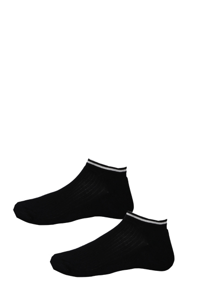 HIRSCH SPORTS Sneakersocken ANDREA Frottier schwarz