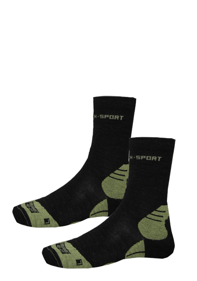 HIRSCH SPORTS Socken lang MIKA Jersey Muster gr�n