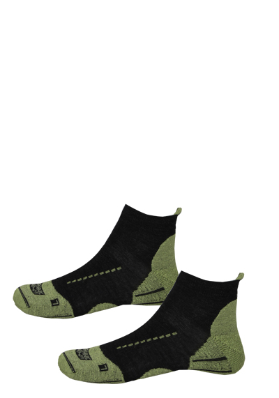 HIRSCH SPORTS Sneakersocken JONA Jersey Muster gr�n