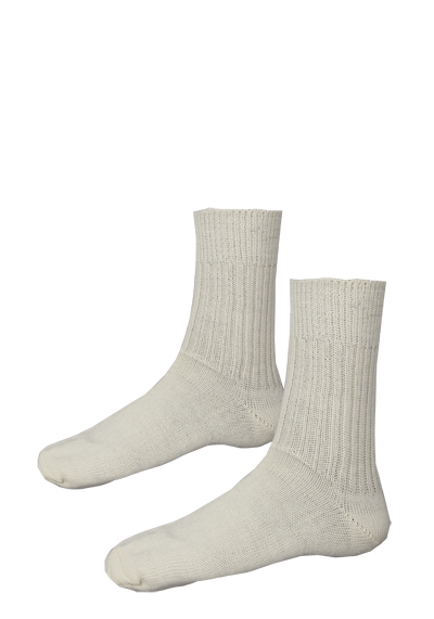 HIRSCH NATUR Socken Schurwolle Strick beige