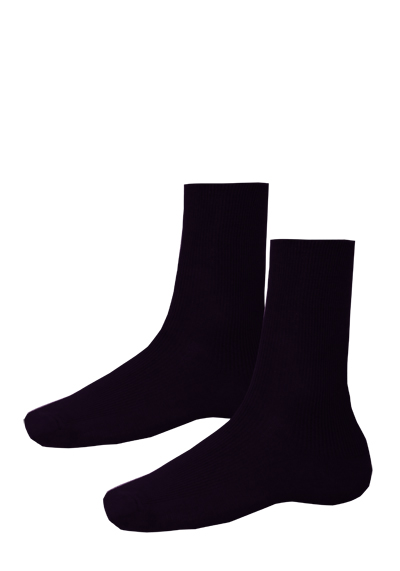 HIRSCH NATUR Socken Baumwolle Jersey dunkelbraun