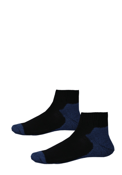 HIRSCH SPORTS Sneakersocken SIDNEY Schurwollmix Strick dunkelblau
