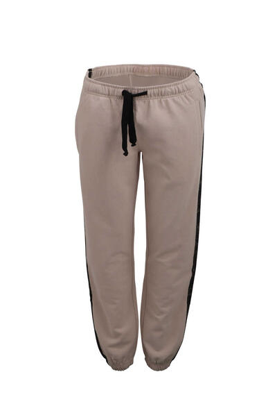 JUVIA Sweatpant Tunnelzug Casual Fit beige