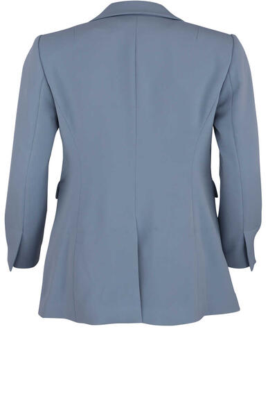 Produktbild f�r 'MARC AUREL Blazer Langarm Reverskragen Pattentaschen Ziern�hte hellblau'