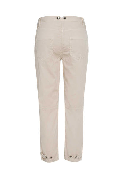 Produktbild fr 'MARC AUREL Damen 7/8 Hose Straight Zierstreifen Uni beige'
