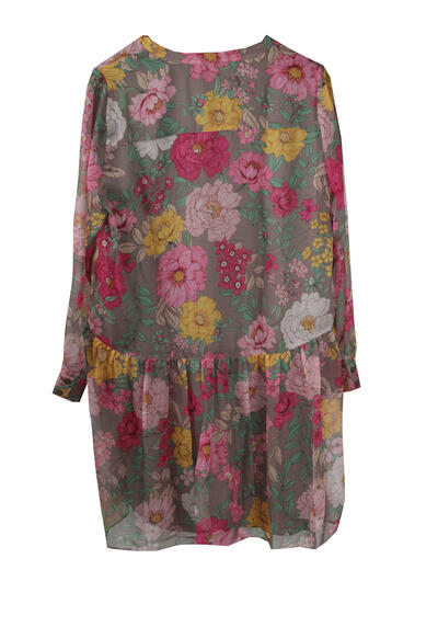 Produktbild fr 'MARC AUREL Kleid M rosa RH-45/25/90-LA-Blumen 6814/1012/24641/65461'