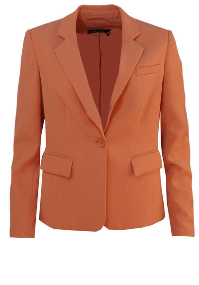 MARC AUREL Blazer Langarm Reveskragen geknpft apricot