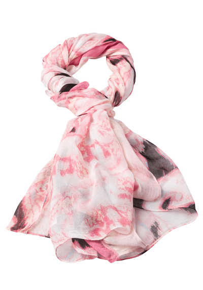 MARC AUREL Tuch Ziernhte Paisley Batik-Muster rosa
