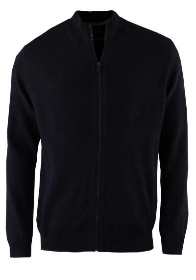 Produktbild für 'MARVELIS Casual Strickjacke Langarm Reiverschluss nachtblau'