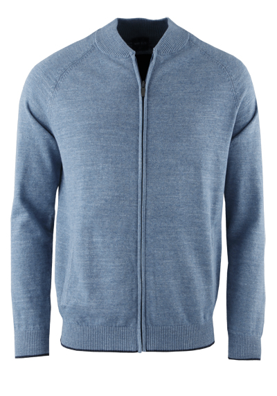 Produktbild für 'MARVELIS Casual Strickjacke Langarm Reiverschluss rauchblau'