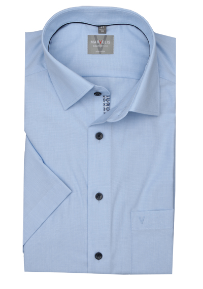 Produktbild für 'MARVELIS Comfort Fit Hemd Halbarm New Kent Kragen hellblau'