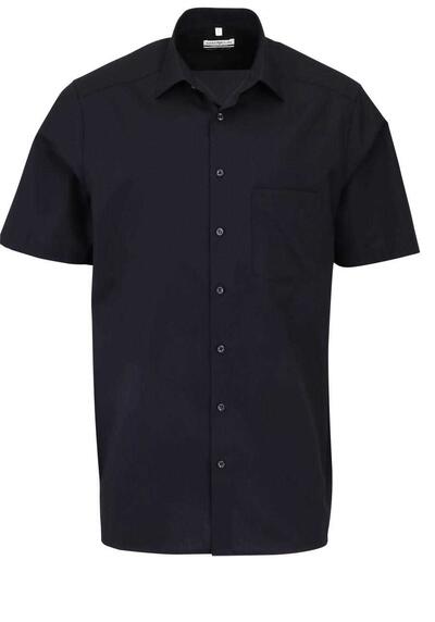 Produktbild f&uuml;r 'MARVELIS Comfort Fit Hemd Halbarm New Kent Kragen schwarz'