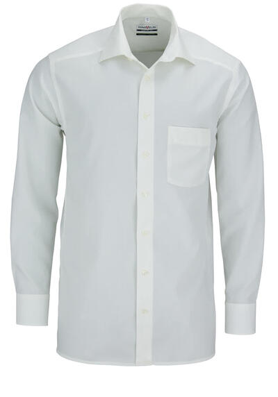 Produktbild f&uuml;r 'MARVELIS Comfort Fit Hemd New Kent Kragen Langarm Popeline beige'